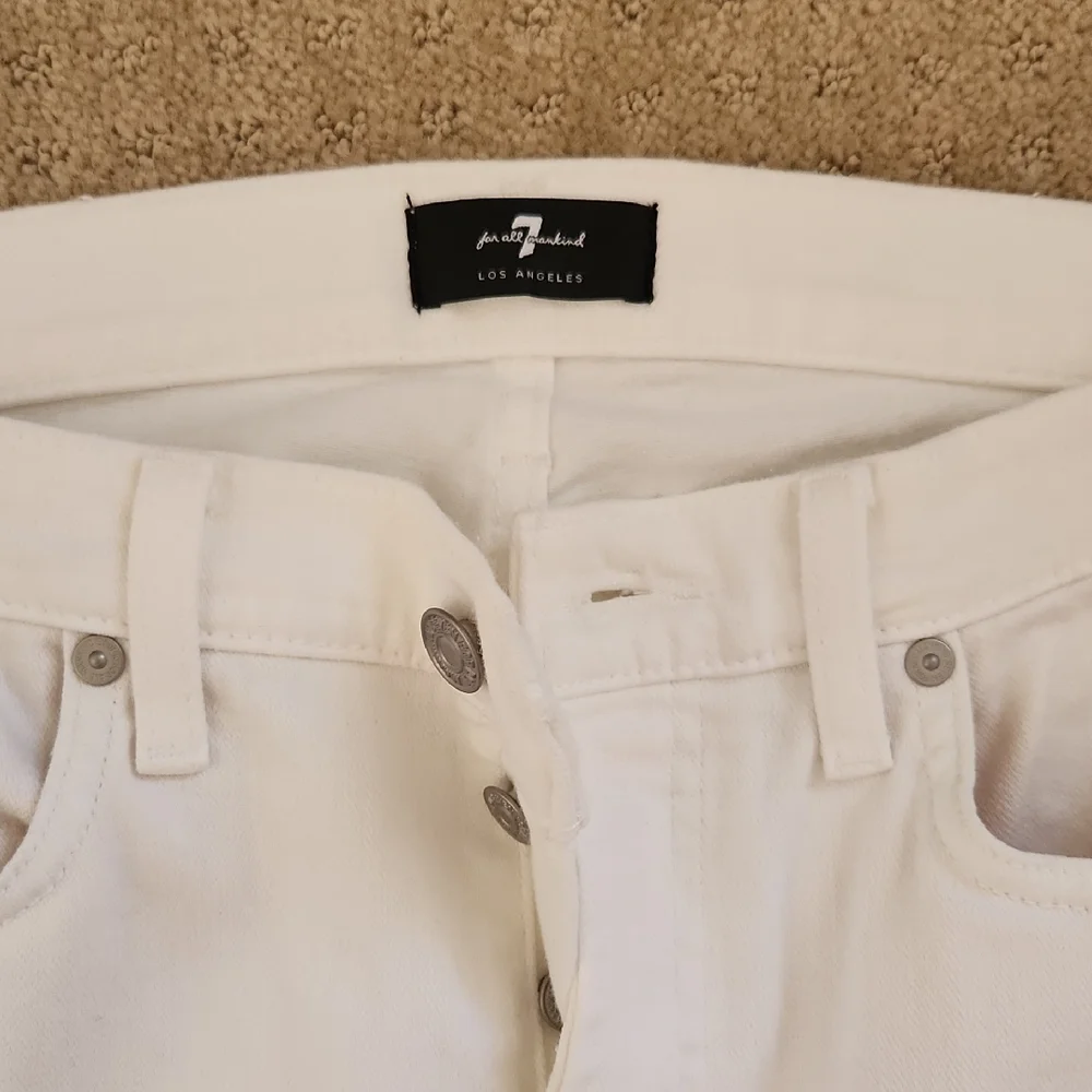 White Women's Jeans 7 For All Mankind - Picture 2 of 8